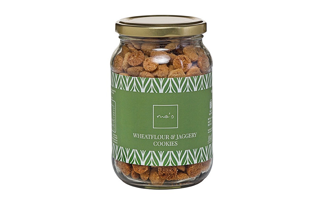Mo's Wheatflour & Jaggery Cookies    Glass Jar  200 grams